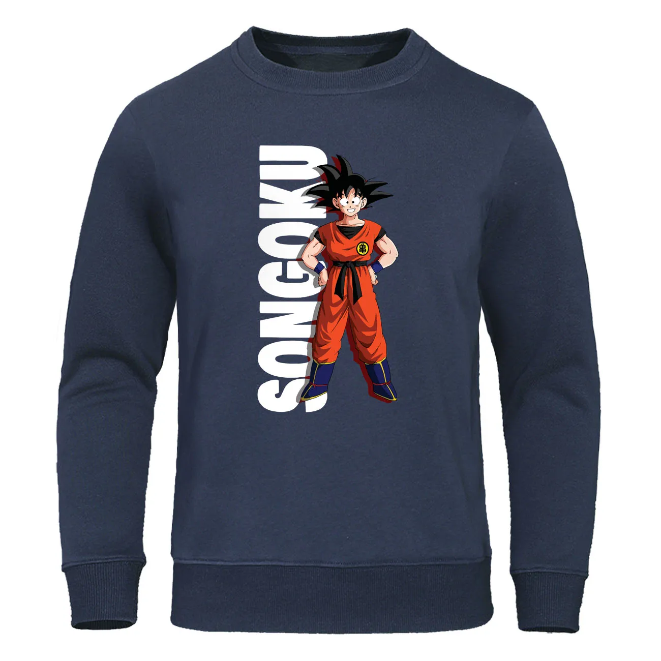 Толстовка японского Аниме Сон Гоку Харадзюку уличная Dragon Ball Z мужские толстовки с