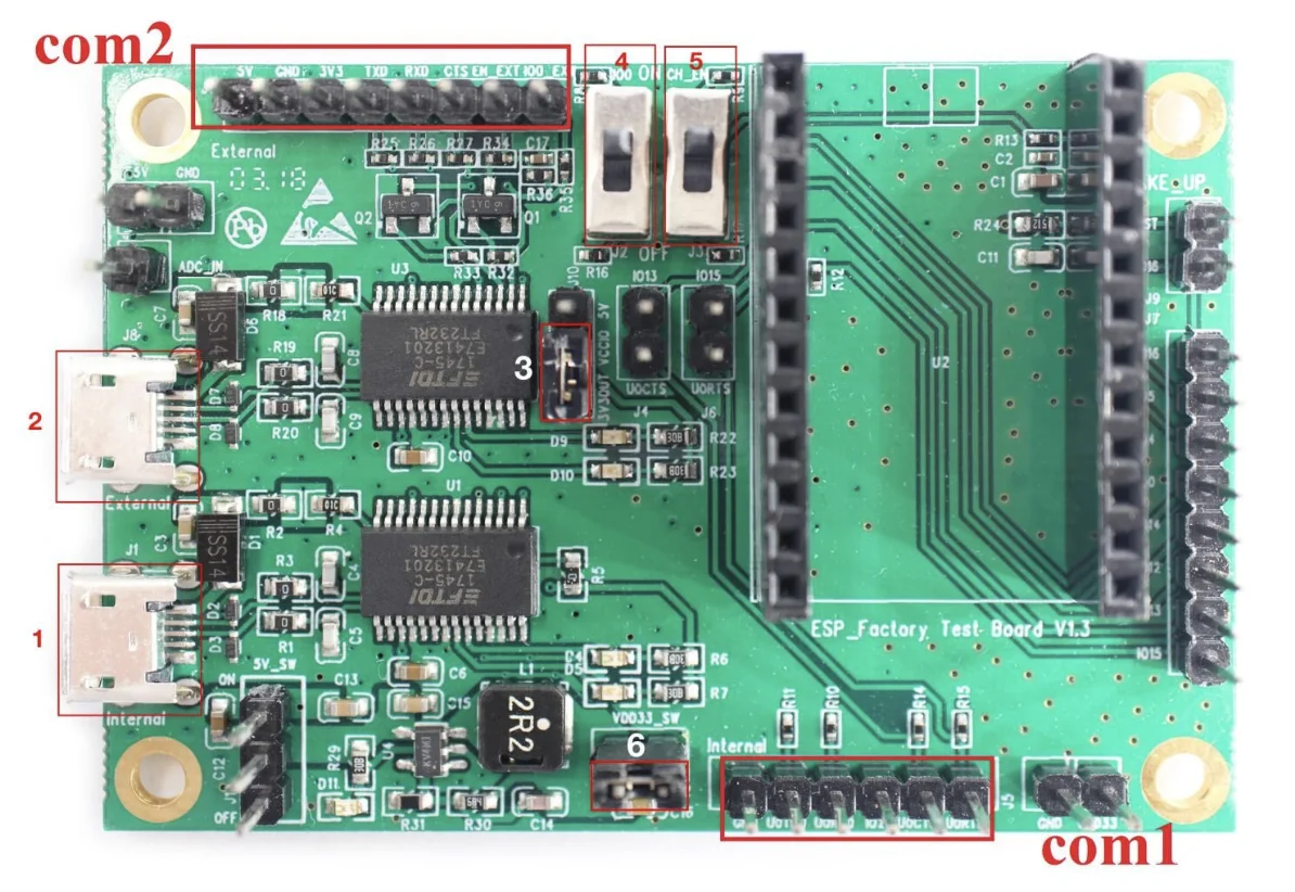 

ESP-FactoryTB1 Espressif Technology Production Test Board