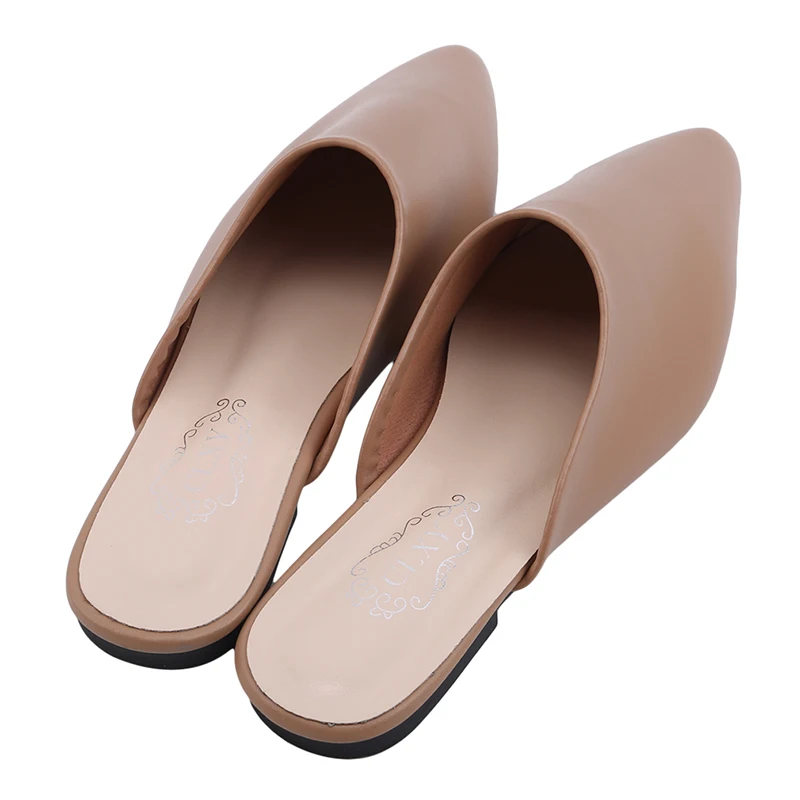 2019 повседневные женские сандалии из искусственной кожи однотонные Сланцы на