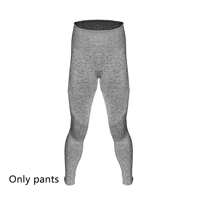 Gray Pants Комплект для йоги, женская одежда для фитнеса, бесшовный спортивный топ с длинным рукавом, Леггинсы для йоги, комплект для спортзала, спортивный костюм, спортивная одежда, тренировочный костюм - Цвет: Gray Pants