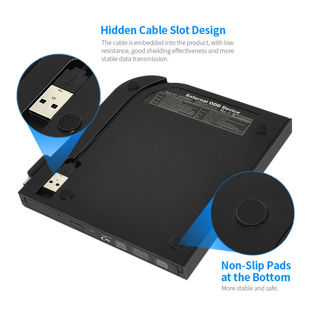 Портативный внешний жесткий диск USB 3.0 Type C|Оптические дисководы| |