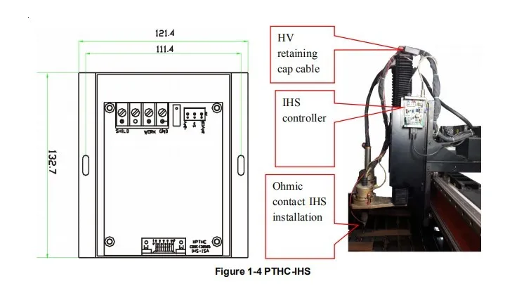 Регулятор высоты плазменфонарь HYD PTHC-200DC для станка плазменной резки Newcarve |