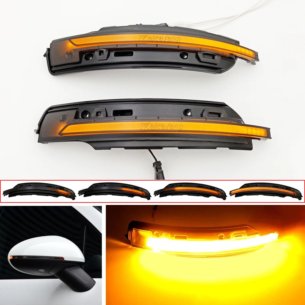 

Потоковая лампа для бокового зеркала заднего вида, динамический мигающий сигнал, светильник поворота для Porsche Macan 2014-2020 95B949101 95B949102