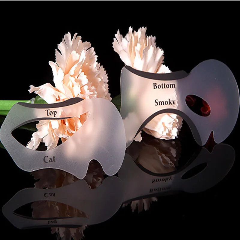 2 шт. трафареты для подводки глаз модели инструменты формирования бровей