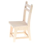 Деревянный маленький кукольный стул 1:12, миниатюрная модель мебели, игрушки для детской комнаты