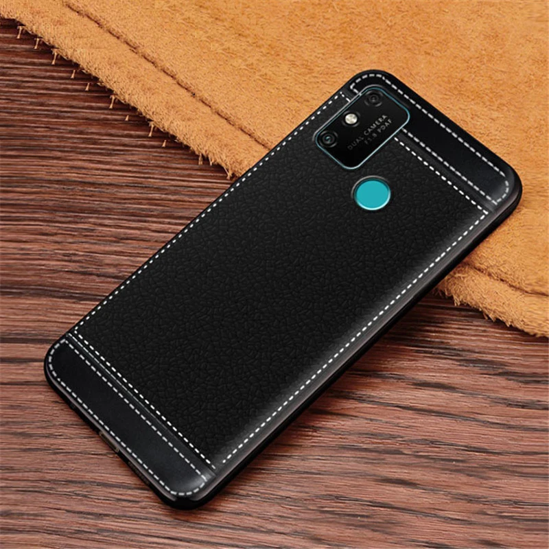 Чехол Umi UMIDIGI A7 Pro 6 3 дюймов для F2 кожаная текстура мягкая ТПУ Силиконовая задняя