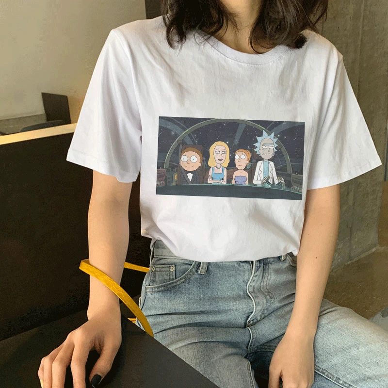 Детские и дедушки рисуют вместе женские футболки повседневная Летняя футболка с