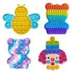 Игрушки-антистресс Push-Pop, набор эластичных струн, игрушки-сжималки, подарок для взрослых и детей, сжимаемые сенсорные игрушки-антистресс
