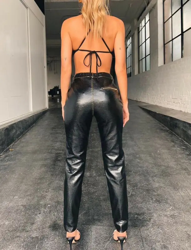 Женский сексуальный жилет с лямкой через шею базовые однотонные топы без рукавов