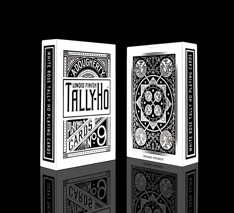 Tally Ho обратный Роза карточные игры вентилятор обратно красочные палубе Ellusionist