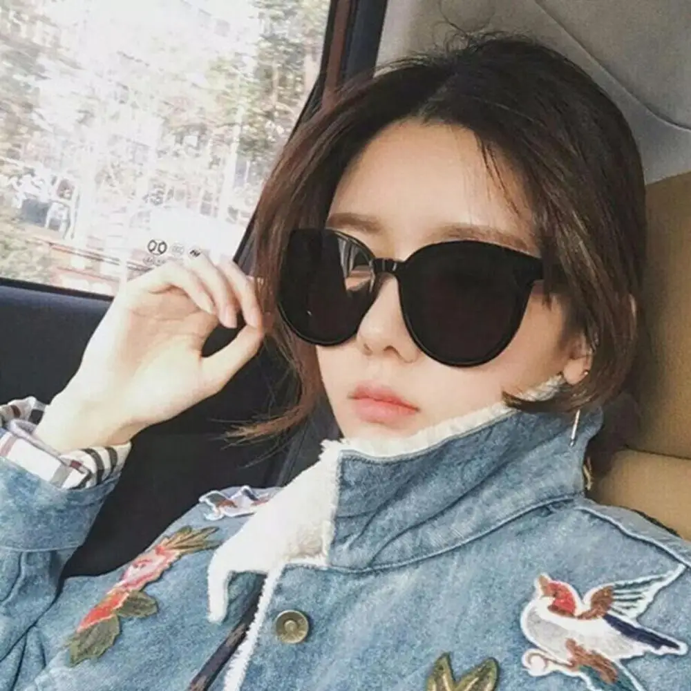 Солнцезащитные очки круглые женские классические корейские модные солнечные в