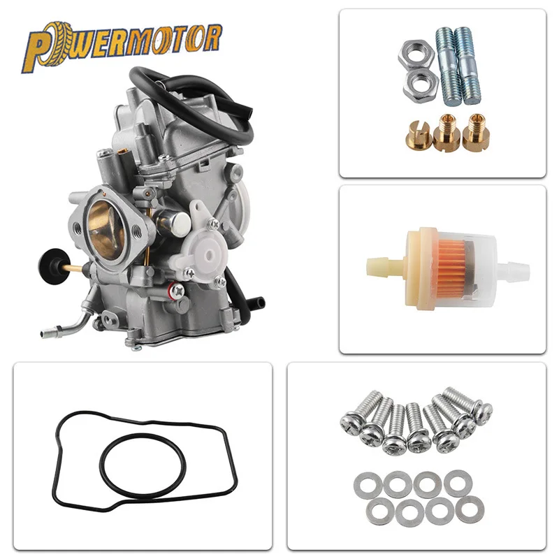 

Карбюратор для мотоцикла Carburador Carb для Yamaha BIG BEAR 350 YFM350 2WD 4WD WARRIOR 350 YFM350 KODIAK 400 YFM400 4WD ATV