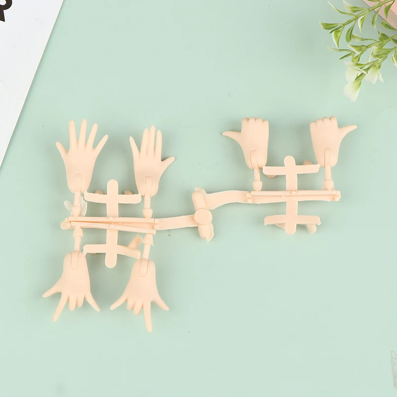 

1 шт. оригинальная забавная жесткая кукла Сменные руки жесты для 1/12 куклы аксессуары