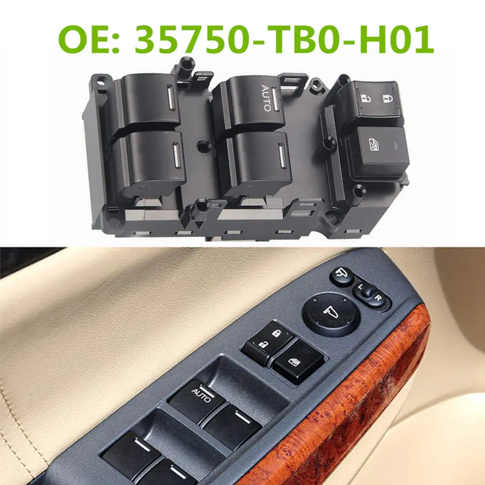 Высококачественный переключатель окна управления электропитанием для 08 12 Honda