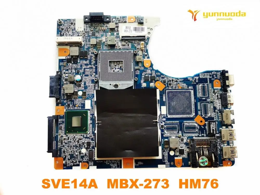 Оригинальная материнская плата для ноутбука SONY SVE14A MBX-273 HM76 протестированная