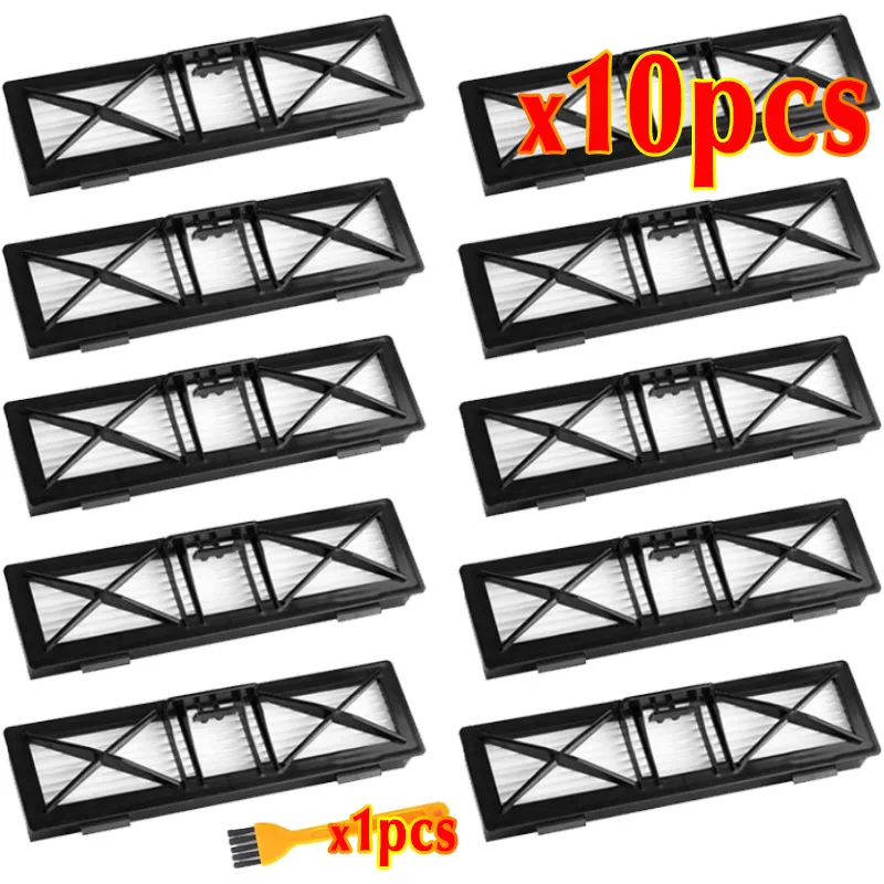 10pcs filter Запчасти для пылесоса HEPA фильтр для Neato Botvac подключенный D серии 945-0215 D3 D4 D5 D6 D7 D70 D75 D80 D85 фильтры Замена - Цвет: 10pcs filter