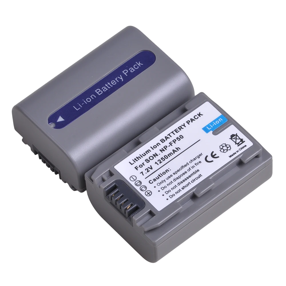 1250mAh NP FP50 аккумулятор и зарядное устройство для Sony NP-FP50 NP-FP30 DCR DVD103 DVD92E DCR-DVD92 DCR-DVD105 -