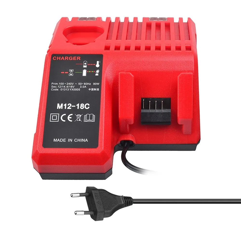 

Зарядное устройство для литий-ионных аккумуляторов Milwaukee M12 M18 12 В/18 в
