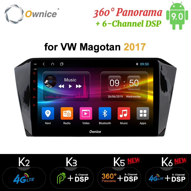 Ownice 10 1 &quotAndroid 9 0 Octa Core Для Volkswagen Magotan 2017 k3 k5 k6 DSP 4G LTE SPDIF Автомобильный DVD радио плеер