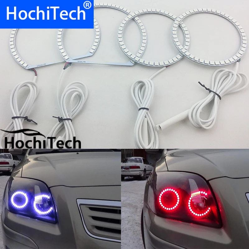 Для Toyota Avensis T250 2003 2004 2005 2006 2007 2008 2009 светодиодный периметр фары кольца halo