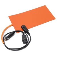 1pc 12v 100w silicone heating pad flexible moisture proof heater mat fuel tank water tank rubber heating mat warming accessories