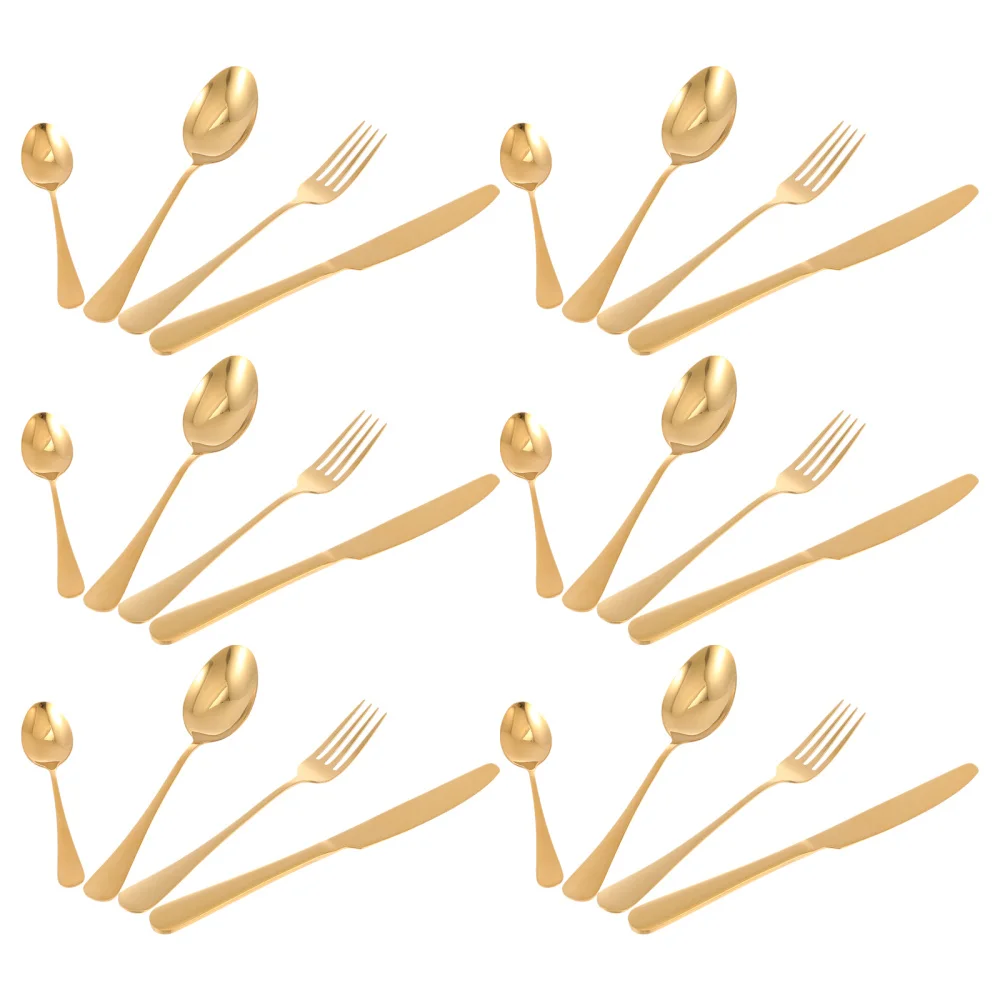 

1 Set Simple Style Cutlery Set Restaurant Home Cutter Spoon Fork Set Cutlery Set