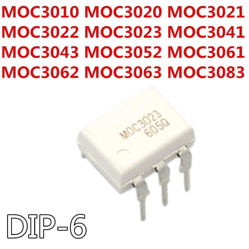 MOC3010 MOC3020 MOC3021 MOC3022 MOC3023 MOC3041 MOC3043 MOC3052 MOC3061 MOC3062 MOC3063 MOC3083 DIP6 DIP Оптрон