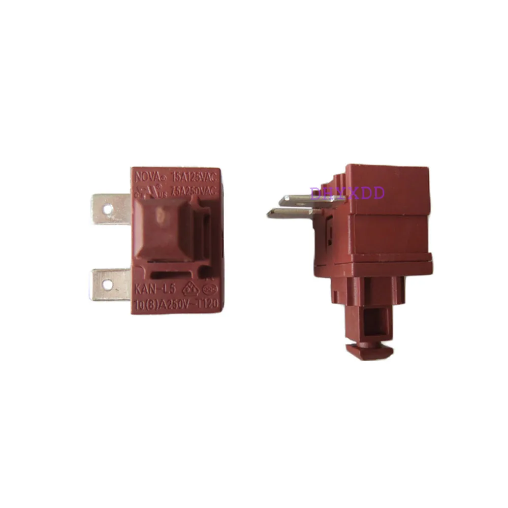 1PCS Original New Keyboard Switch Button KAN-L5 10A 250V Water Heater Vacuum Cleaner Special Lock Self-Locking 2pin 19*13 | Обустройство