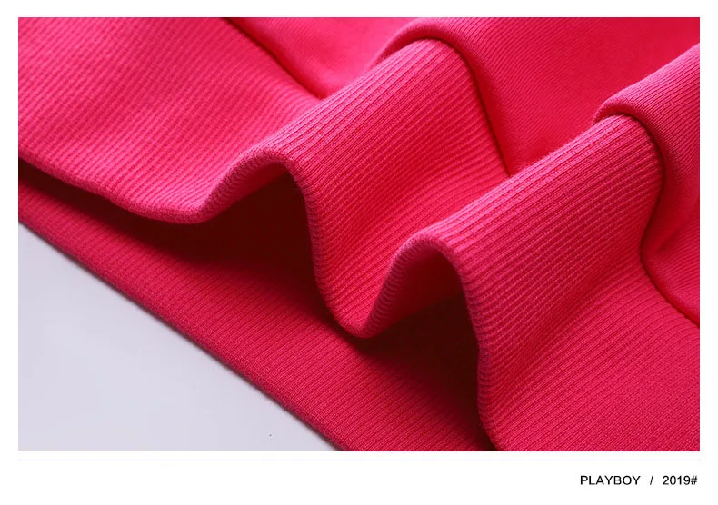 PLAYBOY Новая Модная стильная женская толстовка, Повседневная Уличная одежда, толстовки с буквенным принтом, черный свитер, пуловер для женщин