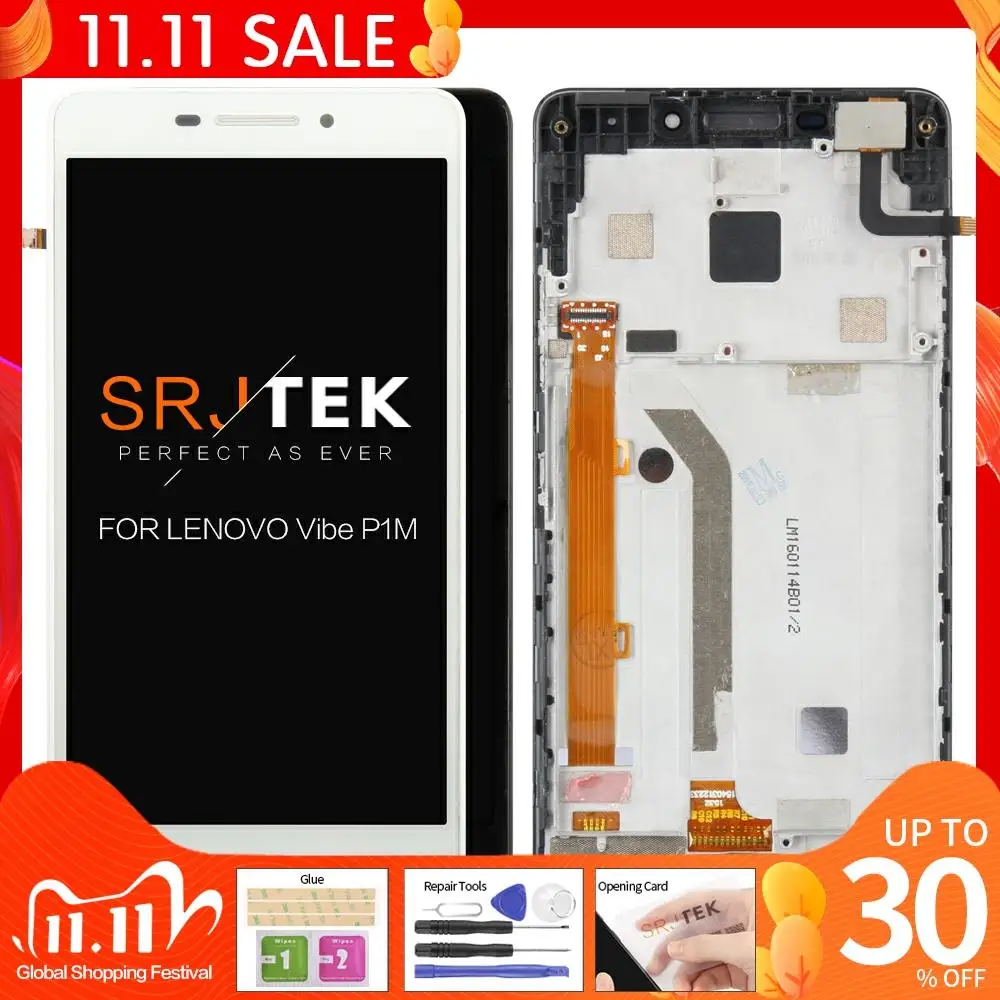 Оригинальный модуль 5 0 дюйма для Lenovo Vibe P1m ЖК дисплей сенсорный экран P1ma40 P1mc50