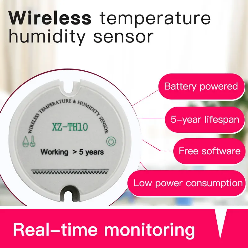 Умный беспроводной датчик температуры и влажности передатчик 433 МГц RF дальний