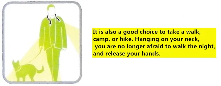 Modern hanging neck hose LED light portable hanging lamp Variety lighting outdoor camping light reading lamp creative work light