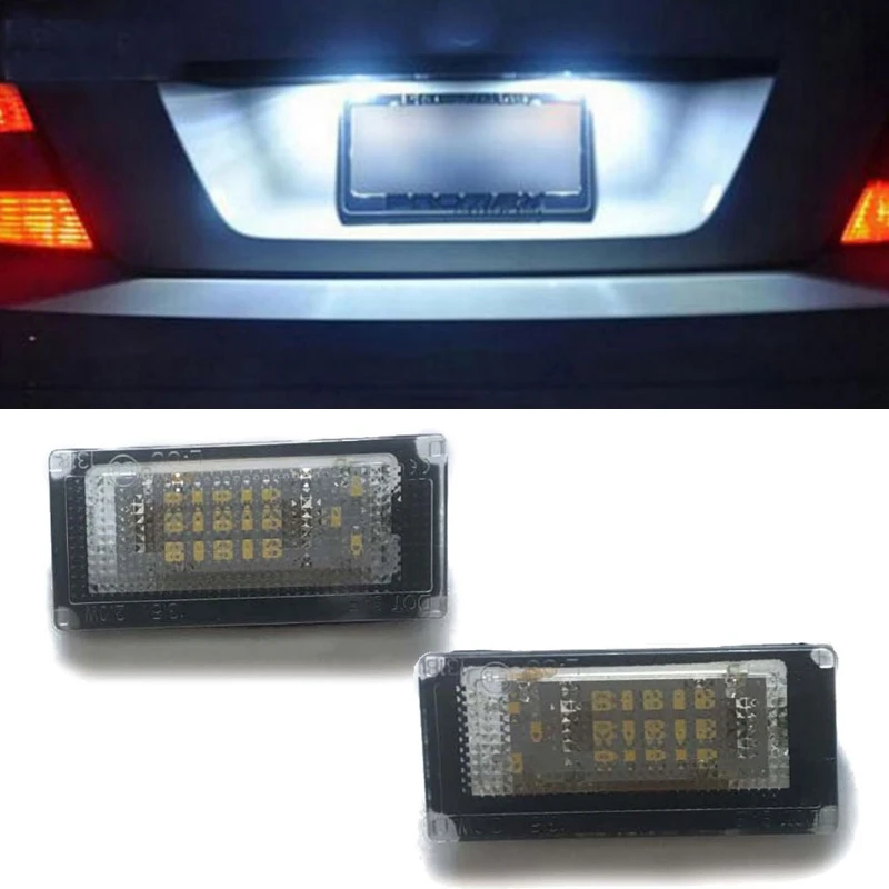 

Car LED Number License Plate Lights for Mini Cooper S R50 R52 04-08 R53 01-06 J60F