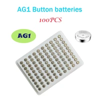 100pcs cheap ag1 1 55v alkaline button battery battery coin cell batteries 13mah 364 sr621sw lr621 621 lr60 cx60 for watch toy