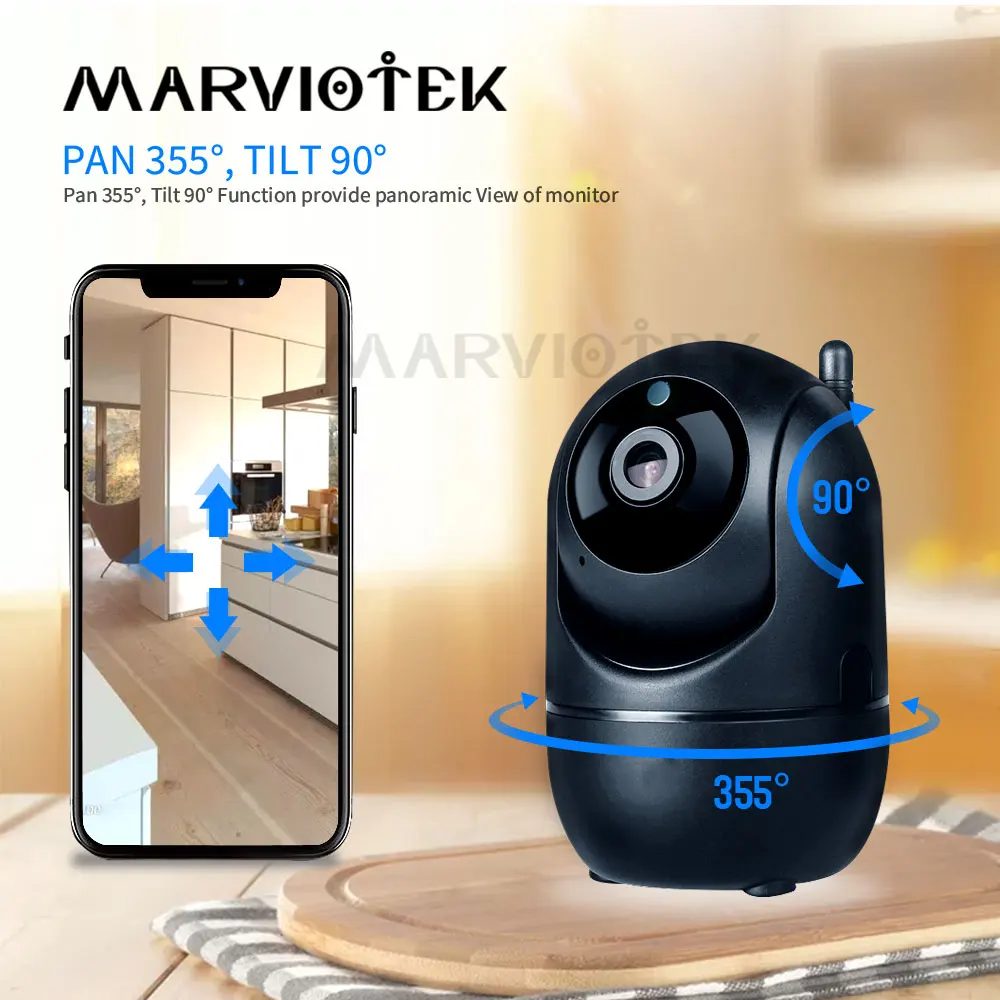 720P радионяня Wifi Беспроводная IP камера Wifi видеонаблюдение Домашняя безопасность детская камера домашняя видео няня P2P ночное видение