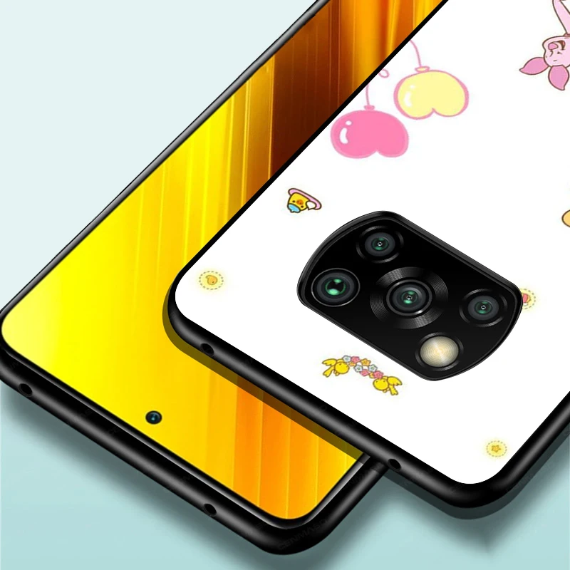 

Disney Winnie the pooh For Xiaomi Poco X3 NFC M3 M2 X2 F3 F2 Pro C3 F1 Mi Play Mix 3 A3 A2 A1 Black Phone Case