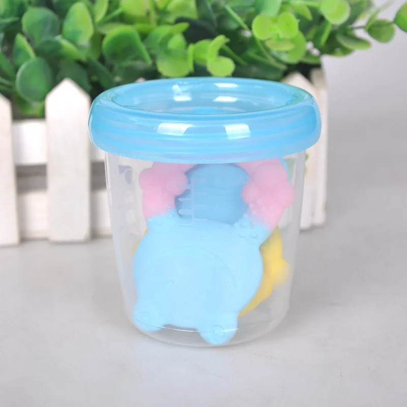 Фон для фотографирования Еда хранения с формованной чашкой молочный фруктовый