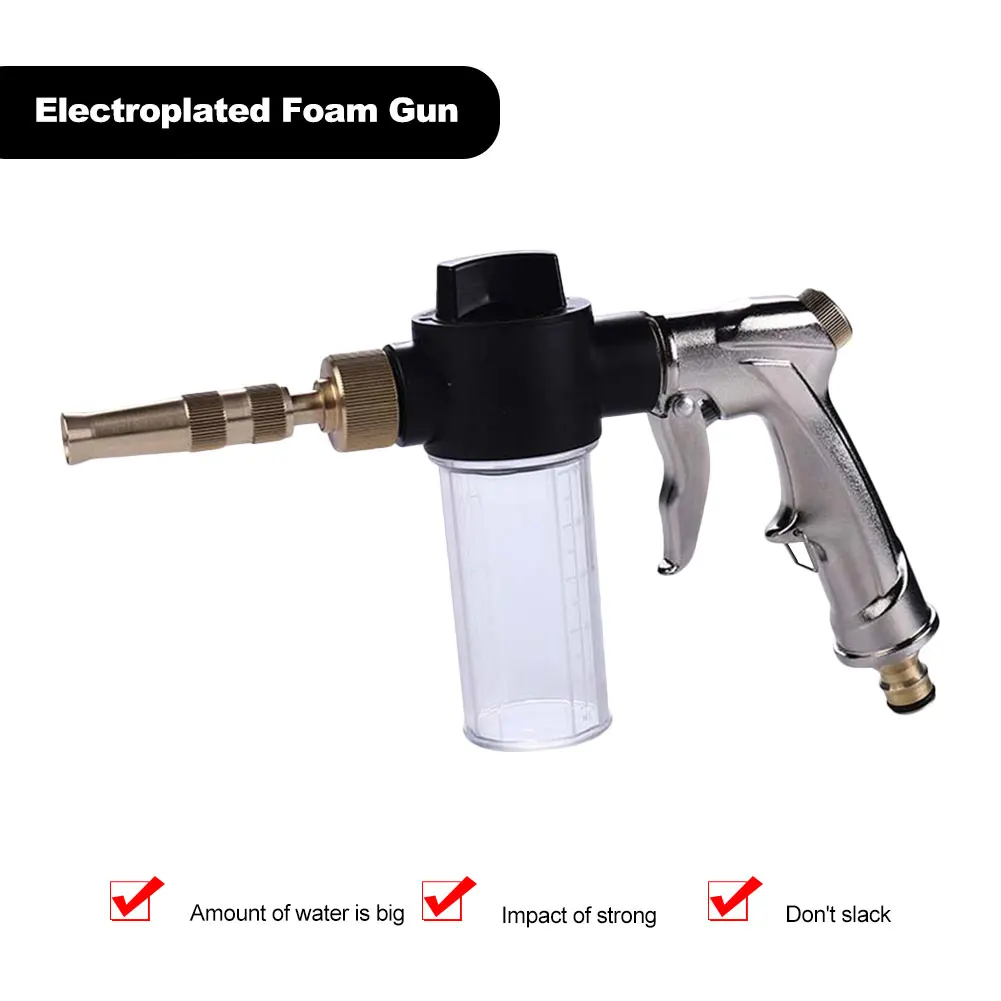 

Car Wash Gun High Pressure Water Gun Auto Water Foam Machine Cleaning Gun Car Garden Wash Foam Gun Truck Cleaning Nozzle Spray