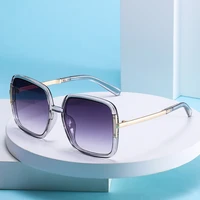 fashion square sunglasses women oversized glasses retro sunglass female luxury designer eyewear uv400 sun glass gradient shades