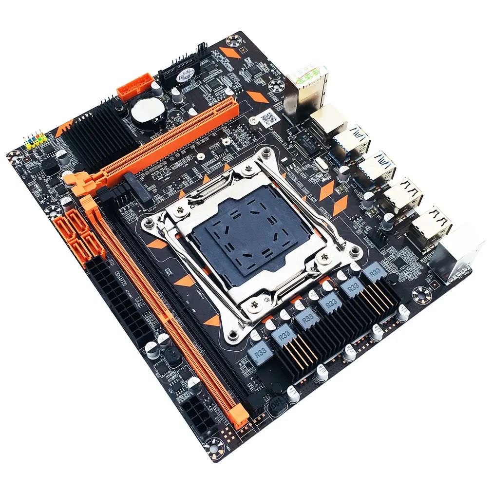 

X99 DDR4 Motherboard slot LGA2011-3 USB3.0 NVME M.2 SSD support DDR4 memory and Xeon E5 V3 processor D4 RAM