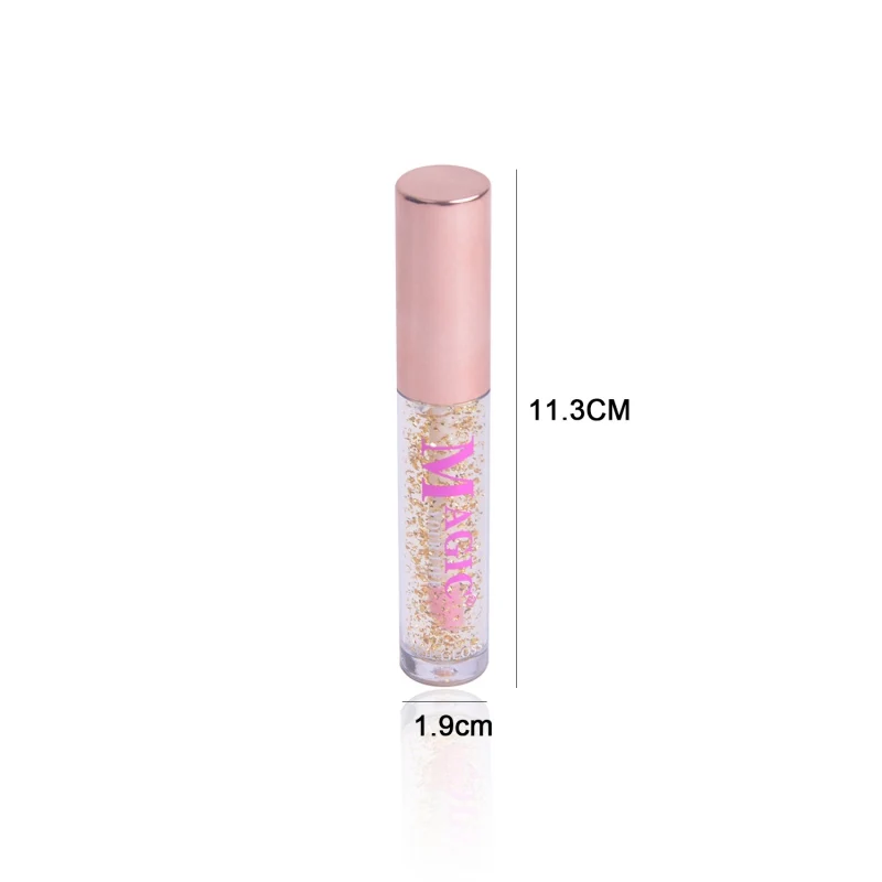 Warming lipstick magic temperature changed color Strawberry color lip balm moisturizing and lasting ladies crystal lip gloss