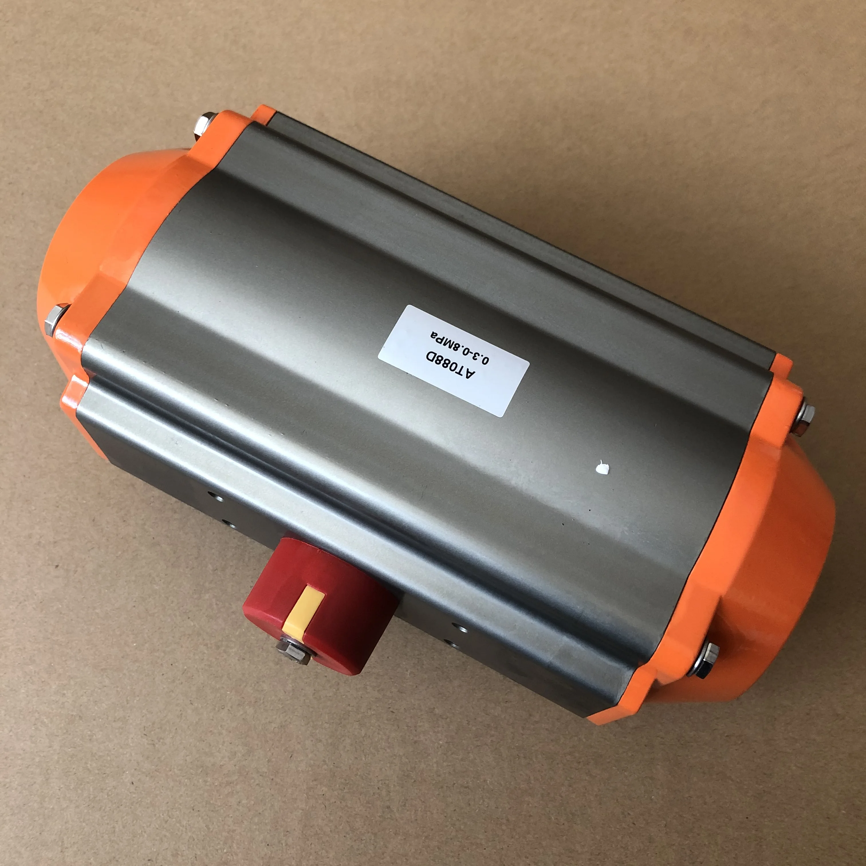 75 мм пневматический привод Пневматический шаровой клапан двойного действия