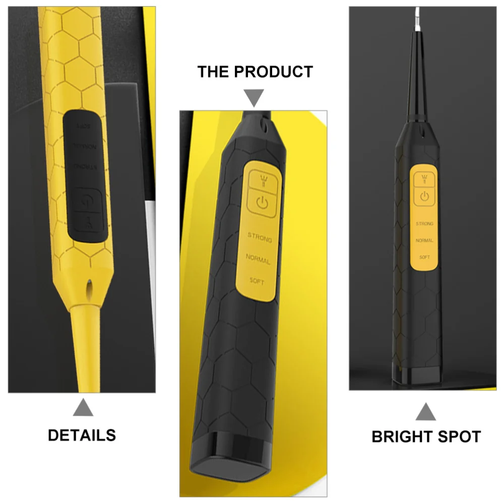 

1 Set of Electric Scaler Calculus Remover Oral Irrigator (Black)