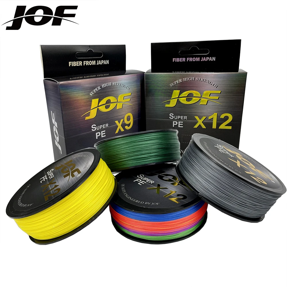 

JOF PE Bracelet Braid Wire Fishing Line 100 Meters 25-92 Lb Multicolor Suitable for River 0.14mm-0.4 mm