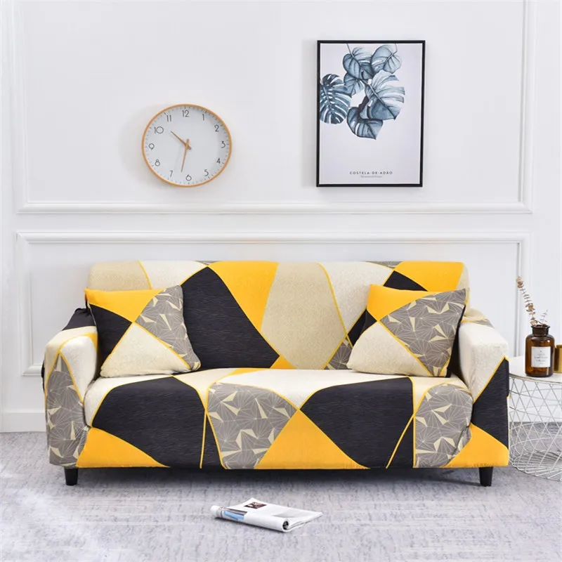 

Sofa Cover For Living Room L shape Couch Cover Stretch Sectional 1/2/3/4 Seater Corner Sofa Covers Universal Slipcover