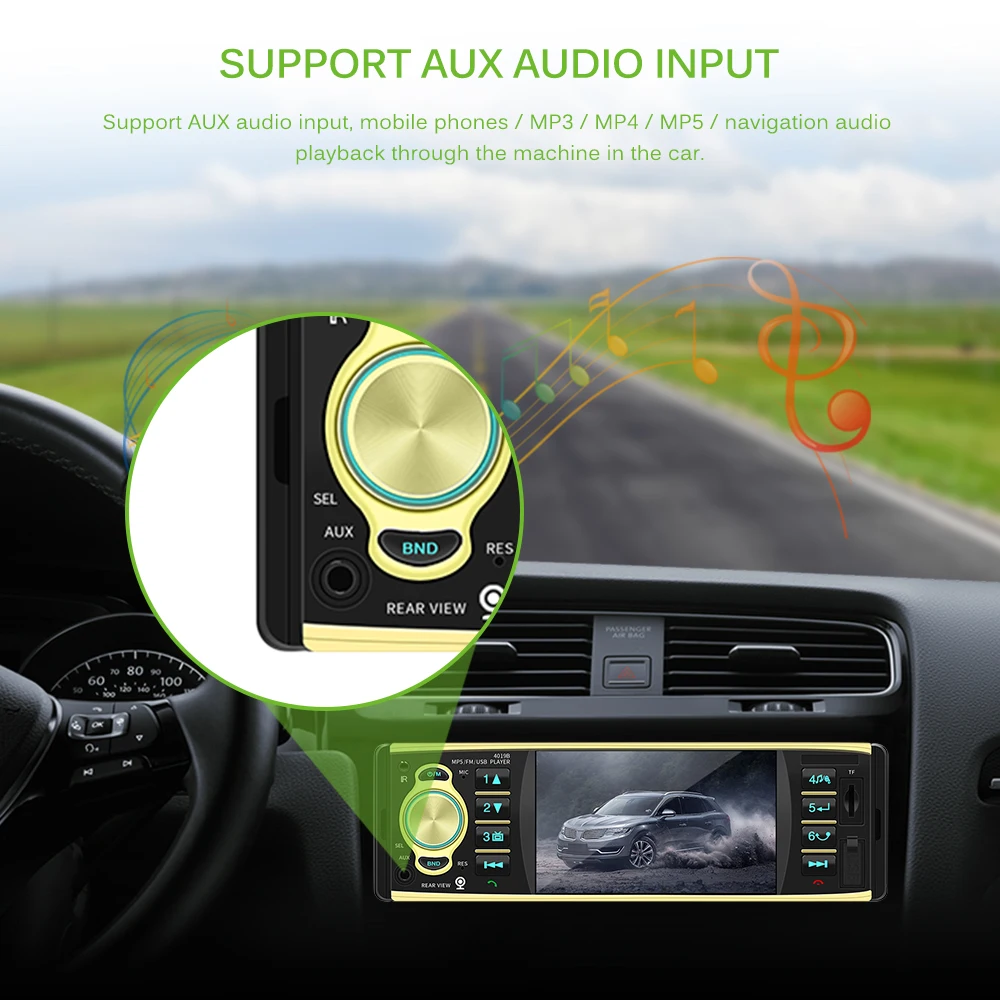 MP5-плеер с дисплеем 4 1 " TFT HD Bluetooth mp5-плейер USB/SD FM-радио | Автомобили и мотоциклы