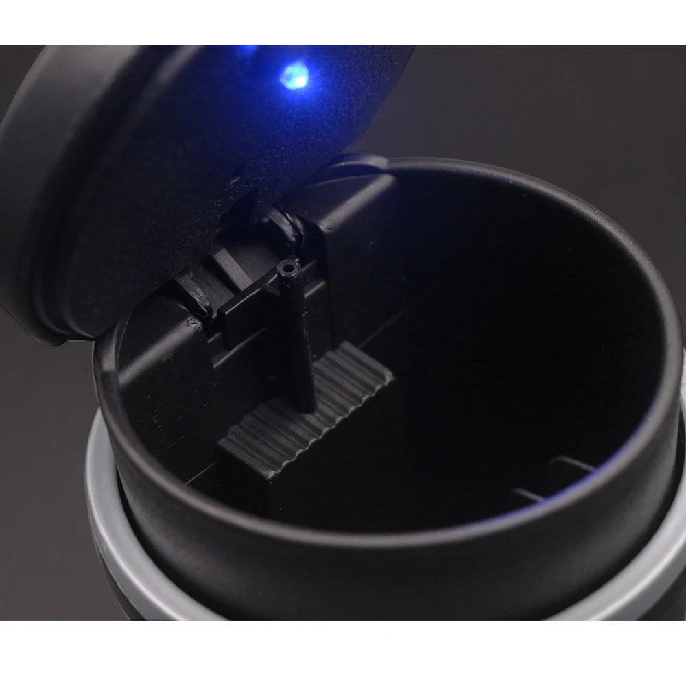 

Car Ashtray LED Light Smokeless Auto Ashtray Flame Retardant Cigarette Holder Box For Subaru Impreza Forester Tribeca XV BRZ