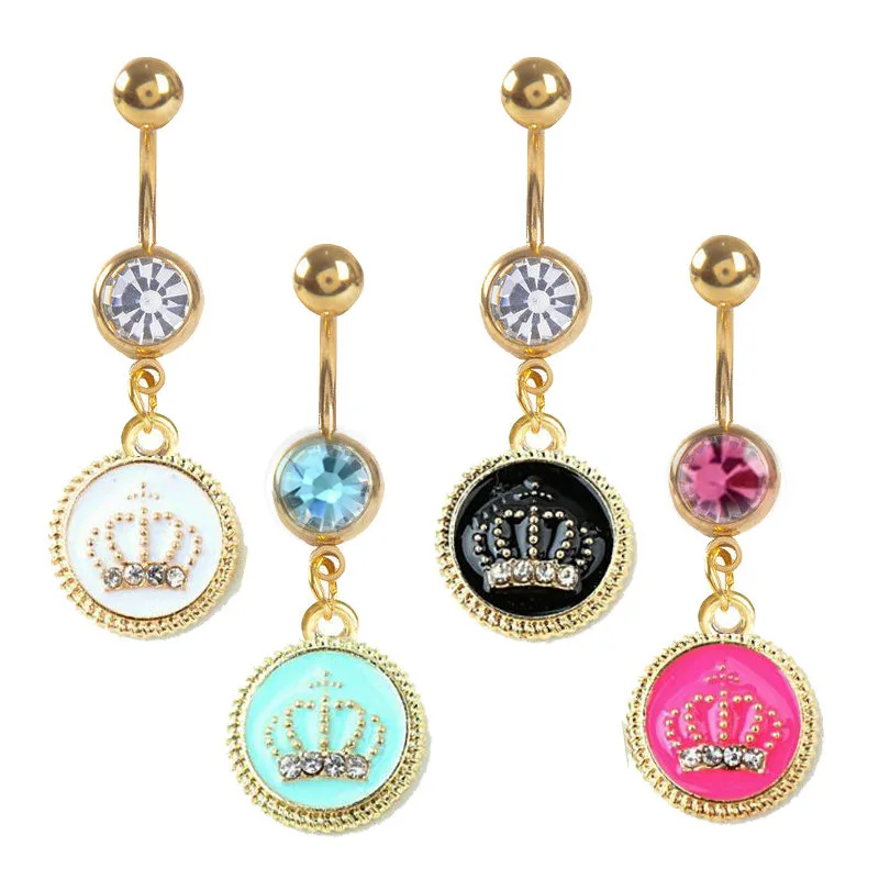 Женское кольцо для пирсинга живота из нержавеющей стали| |