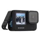 Заряжаемая боковая Защитная крышка Крышка батарейного отсека для спортивной камеры GoPro Hero 9 металлическая Пылезащитная Крышка батарейного отсека чехол для корпуса