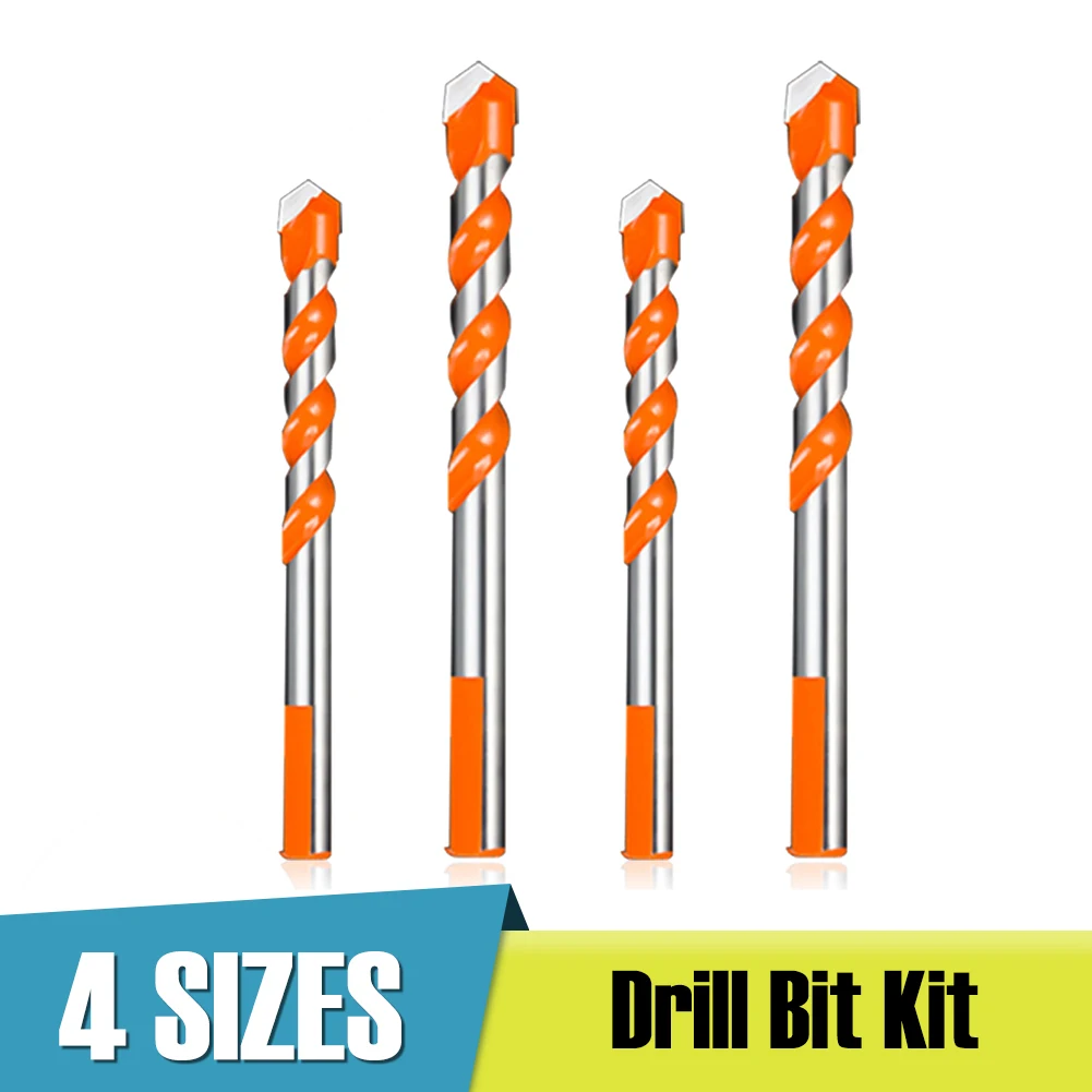 

Threaded Drill Bits Twist Drill Head Wall Ceramic Glass Marble Punching Hole Working Set Multi-Function Metal Specia Accessories